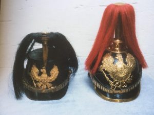 Beispielbild alte deutsche Militärhelme