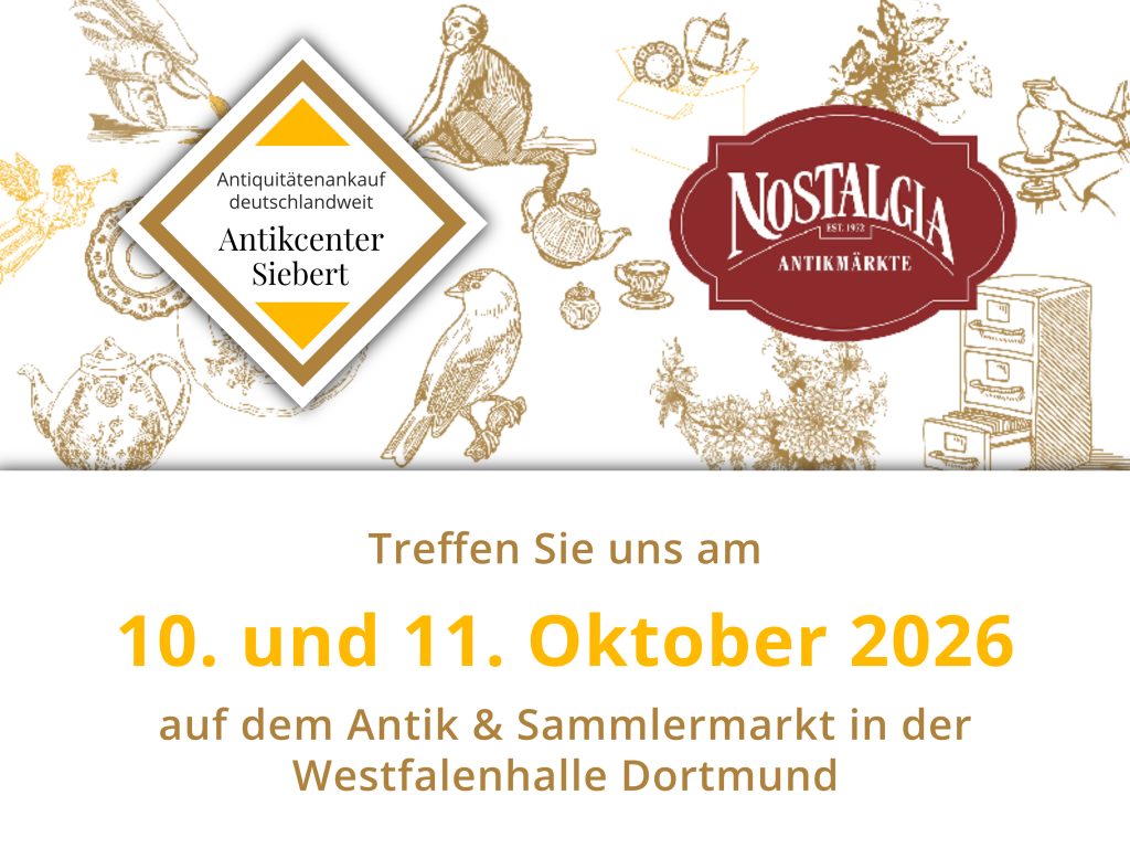 Ankündigung Antik- und Sammlermarkt Dortmund Oktober 2026